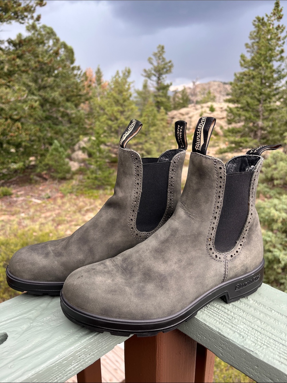 Blundstone Women's Originals #1630 High Top Boots in Rustic Black AU6.5 USW9.5